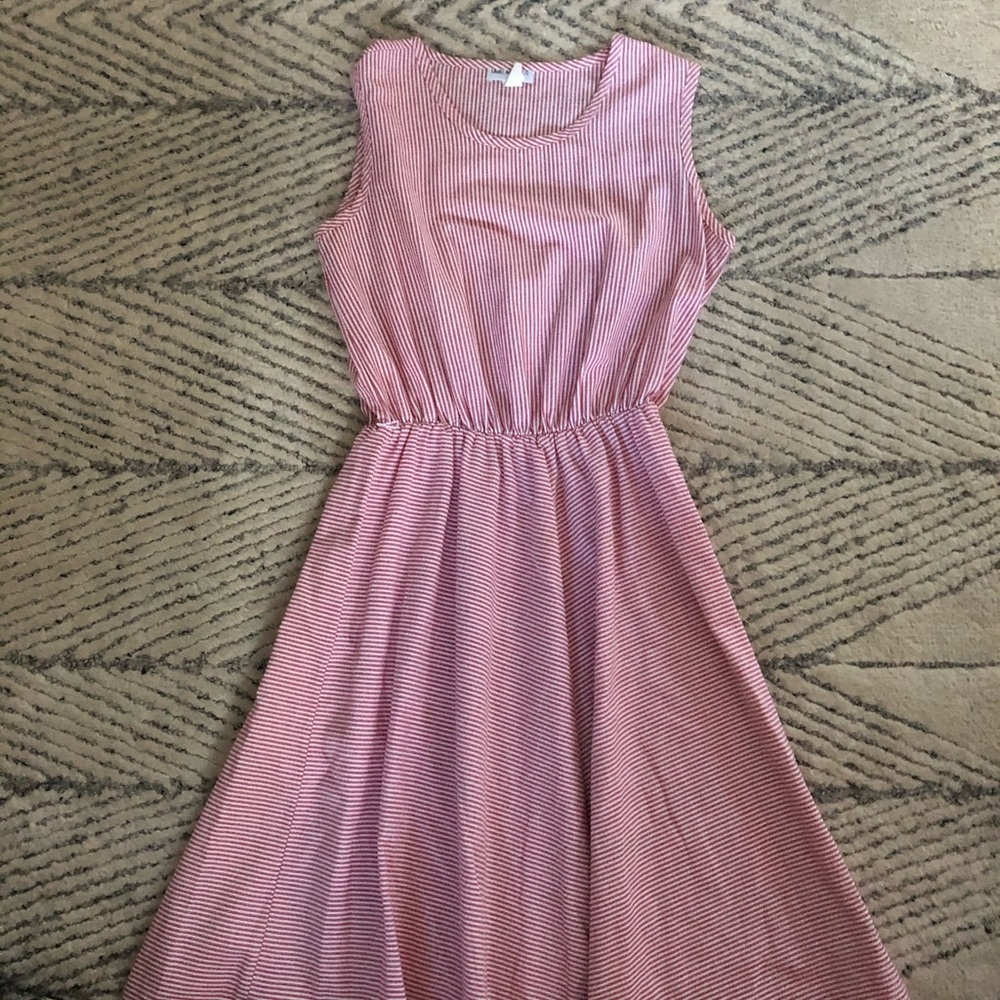 VINTAGE! candy stripe dress, size medium